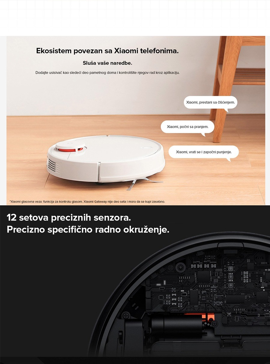 Xiaomi Mi Robot Vacuum Mop P Black Robot usisivac