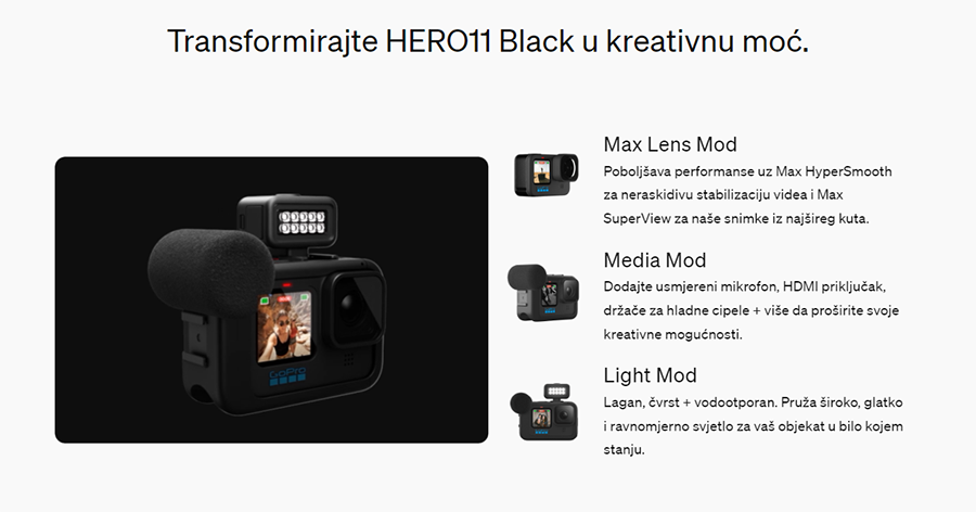 GoPro HERO11 Black CREATOR EDITION akciona kamera