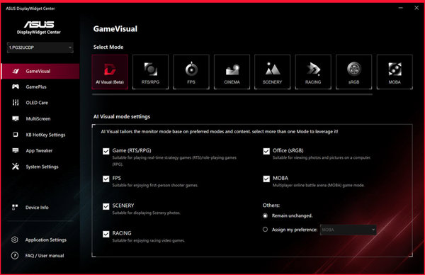 ASUS ROG Swift OLED PG32UCDP gaming monitor