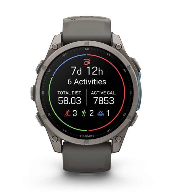 GARMIN Fenix 9 47mm Carbon Grey DLC Titanium smartwatch