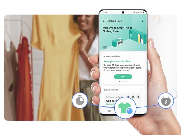 Samsung WD11DB7B85GWU4 kombinovana veš mašina