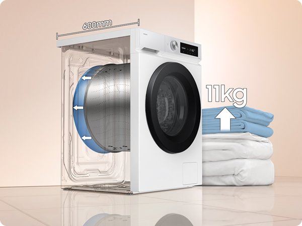 Samsung WD11DB7B85GWU4 kombinovana veš mašina