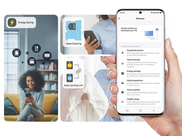 Samsung WD11DB7B85GWU4 kombinovana veš mašina