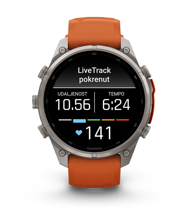 GARMIN Fenix 9 Pro inReach 47mm Titanium Grey smartwatch