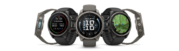 GARMIN Fenix 9 47mm Carbon Grey DLC Titanium smartwatch