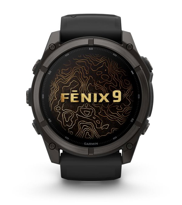 GARMIN Fenix 9 51mm DLC Titanium Carbon Gray smartwatch