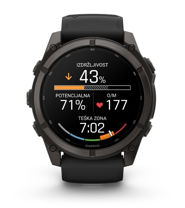 GARMIN Fenix 9 51mm DLC Titanium Carbon Gray smartwatch