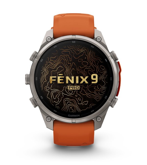 GARMIN Fenix 9 Pro inReach 47mm Titanium Grey smartwatch