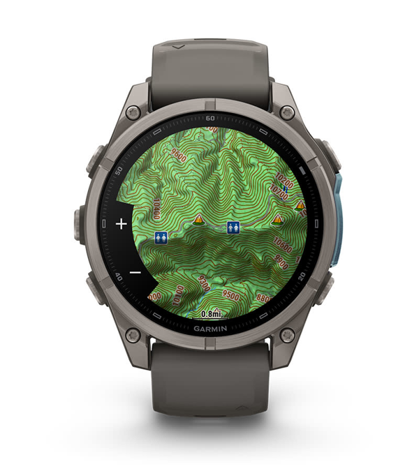 GARMIN Fenix 9 47mm Carbon Grey DLC Titanium smartwatch