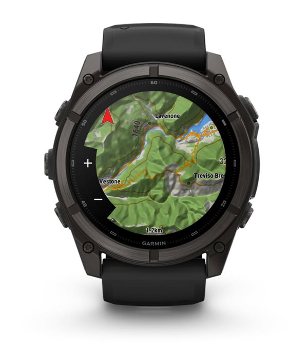 GARMIN Fenix 9 51mm DLC Titanium Carbon Gray smartwatch