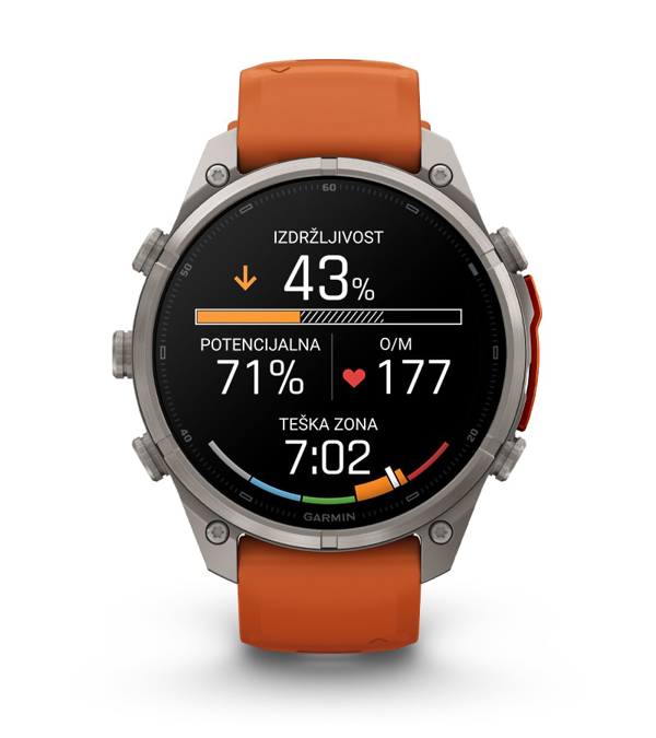 GARMIN Fenix 9 Pro inReach 47mm Titanium Grey smartwatch