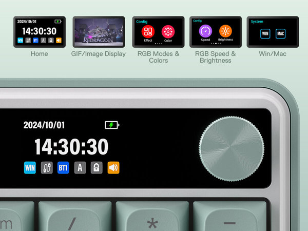 Redragon Wyvern Pro K761-WB gaming tastatura