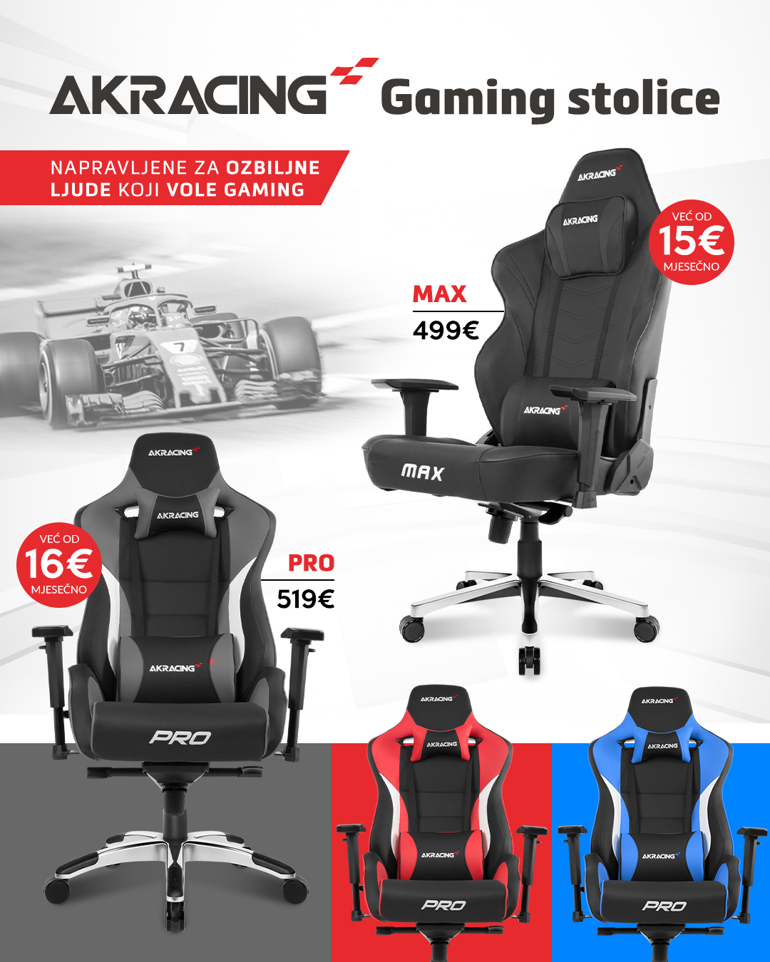 AKRacing Gaming stolice