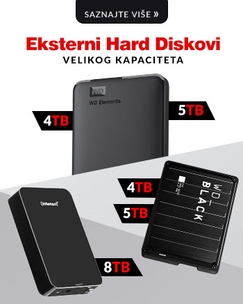 Eksterni HDD modeli velikog kapaciteta